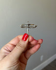 Handcrafted 925 Sterling Silver Pendant or Brooch with Abulone