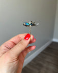 Handcrafted 925 Sterling Silver Pendant or Brooch with Abulone