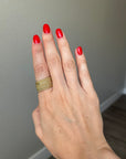 Handcrafted 925 Sterling Silver Ring, 18K Gold Plated. 7 rings in 1