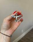 Handcrafted 925 Sterling Silver Hummingbird Pendant