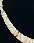 Lab White Opal .950 Silver Necklace