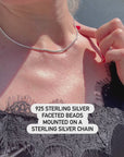 Diamond Cut Beads Necklace