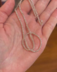 Diamond Cut Beads Necklace